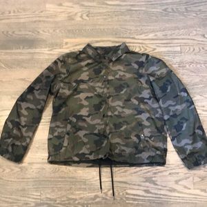 American eagle camo windbreaker jacket